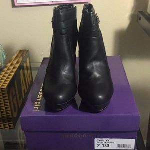 Madden Girl Black Bootie